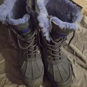 Uggs women snow boots Navy blue